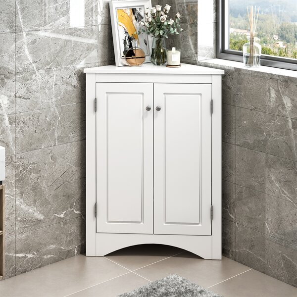 Bathroom Storage Corner Cabinet  Kichen Space Saver Rotating