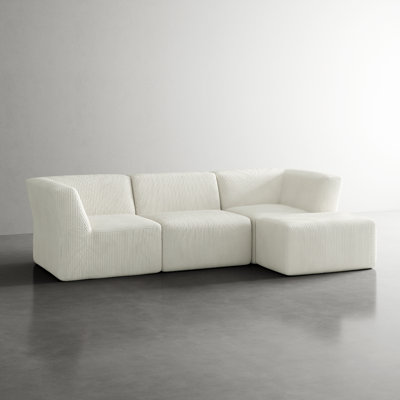 4 Seater Corduroy Seating Component