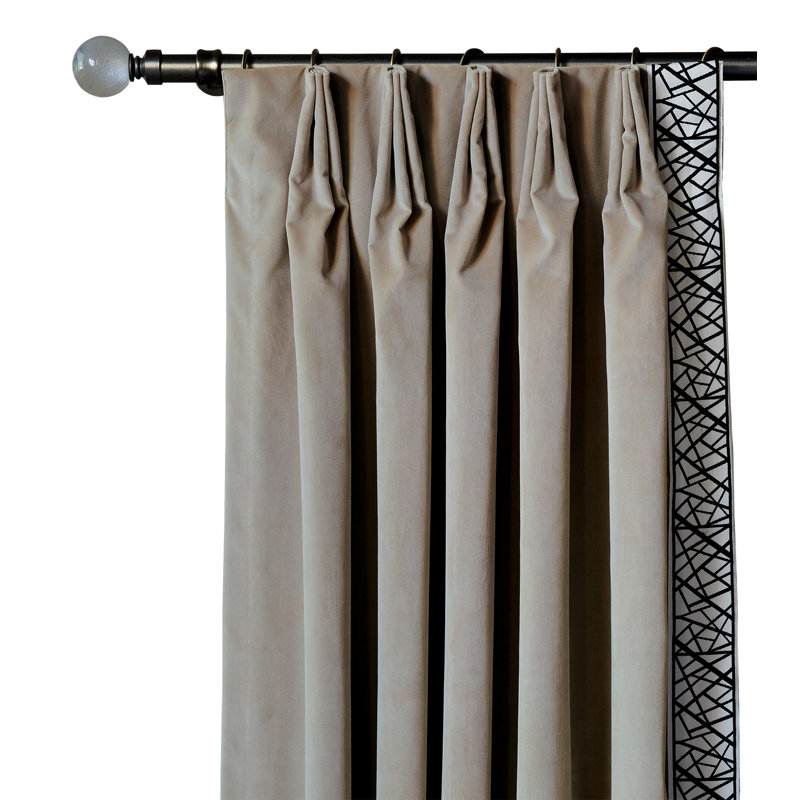 Rideau simple obscurcissant Maddox, L 20 po x L 120 po, Gauche