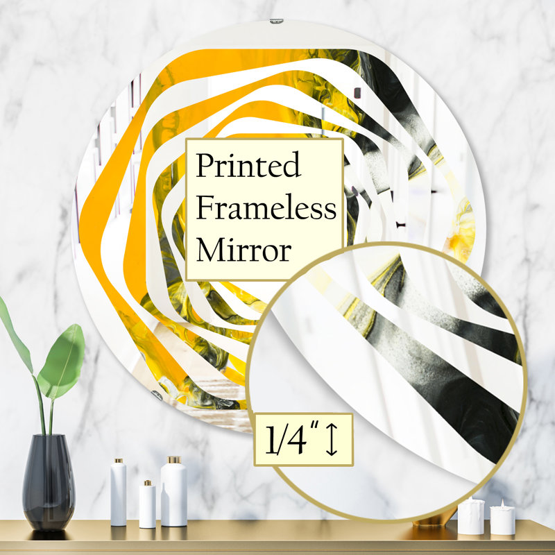 Miroir mural Whirl, H 31,5 po x l po
