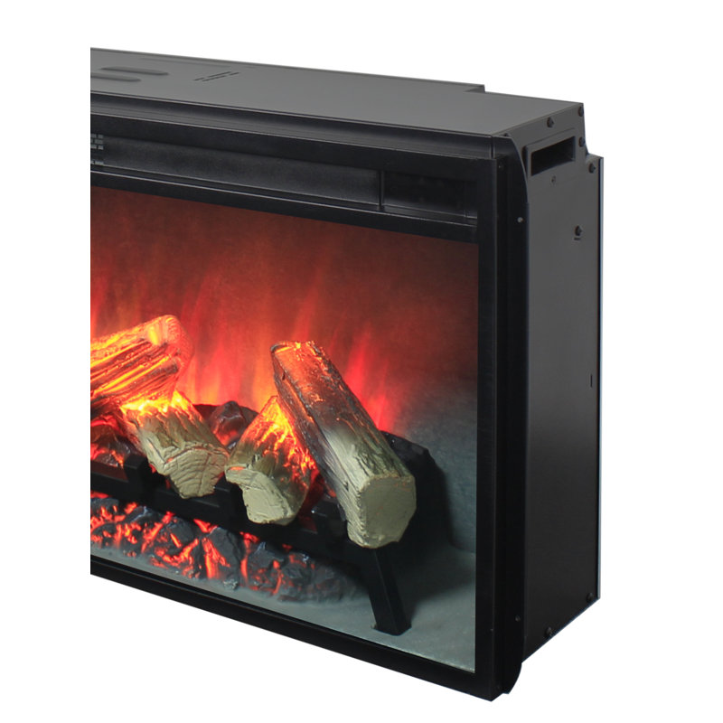 Uptown 42" Infrared Electric Fireplace Insert Heater, Compatible with Alexa & Google Home, 17.7" H x 42" W x 8.2" D