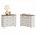 Rustic White/Brown