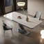 Elegant Microcrystalline Stone Dining Table Set-104950603