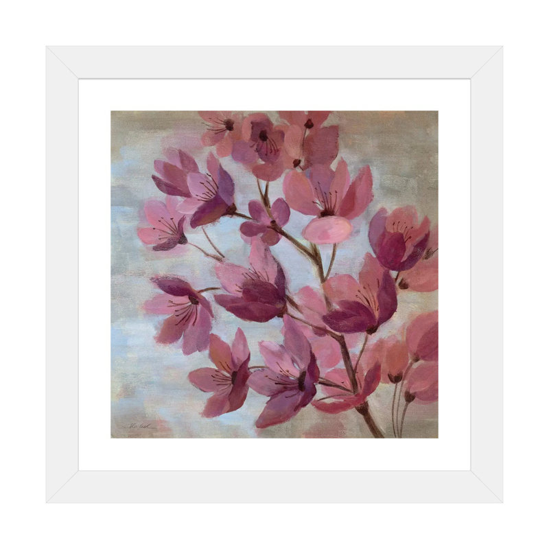 «April Blooms I» par Silvia Vassileva - reproduction d'art, Papier encadré blanc, Blanc, H 16 po x l 16 po x P 1 po