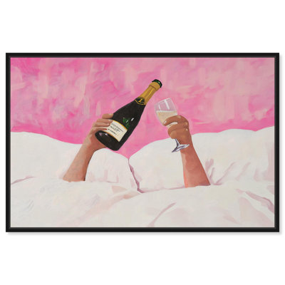 Cozy Celebrations, art glamour sur toile par Art Remedy
