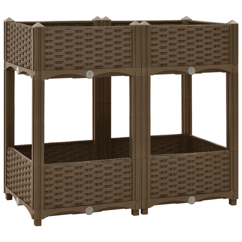 Rossmoyne Raised Garden Bed, Brown