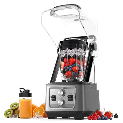 68oz Large-Capacity Blender, 26000 RPM Professional Motor, 9-Speed w/ Pulse & Timer, Ice Crushing & Puree