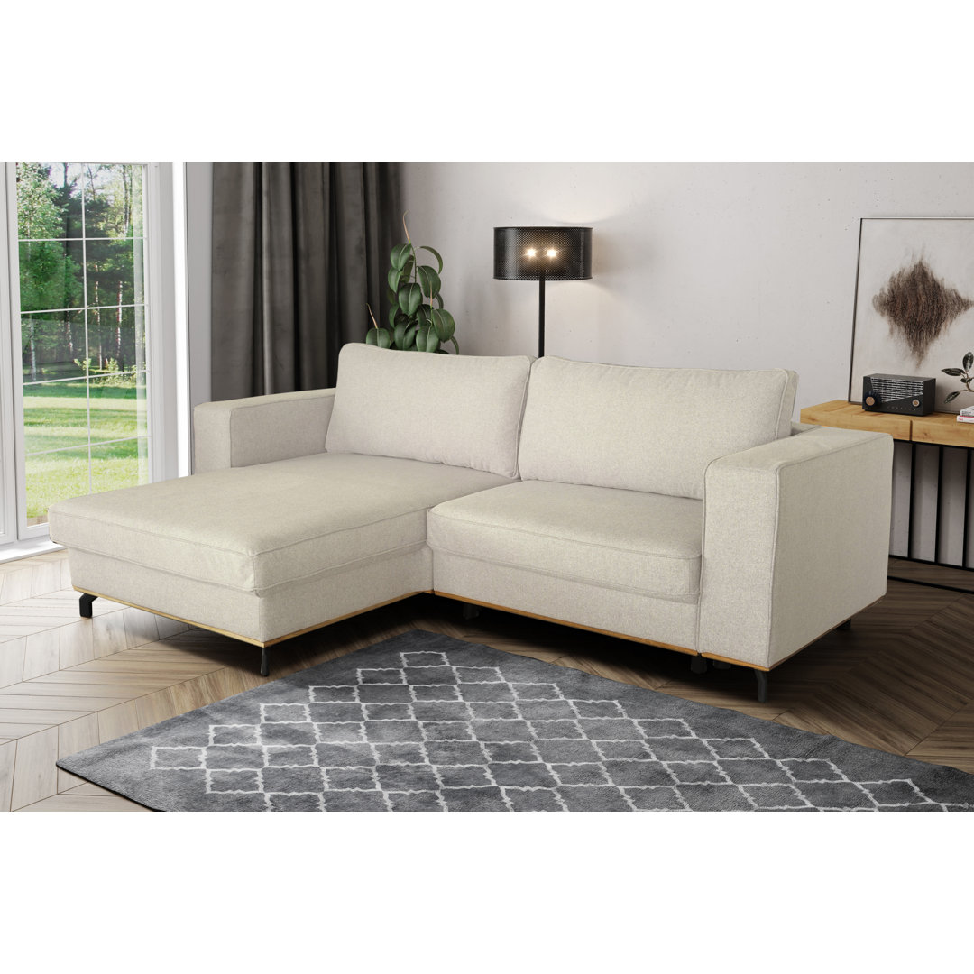 Ecksofa Akoni mit Bettfunktion