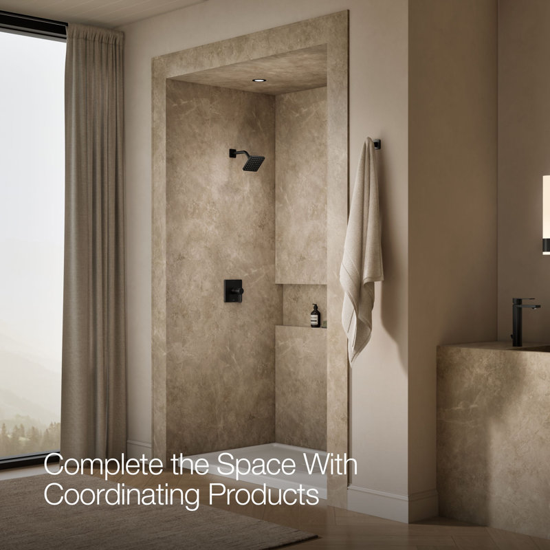 Parallel™ Rite-Temp Shower Trim, Matte Black