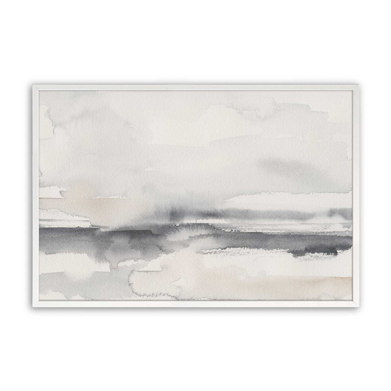 Timeless Tides II, Cadre ouvert à coins ouverts, blanc opaque, H 12 po x l 15 po