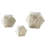 Cole And Grey Marble Cube Two-Toned Hexagon Geometric Sculpture With White Accent-1354892466
