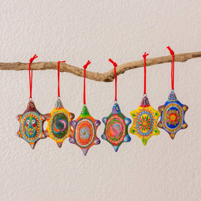 3.9'' Ceramic Animals Hanging Figurine Ornament