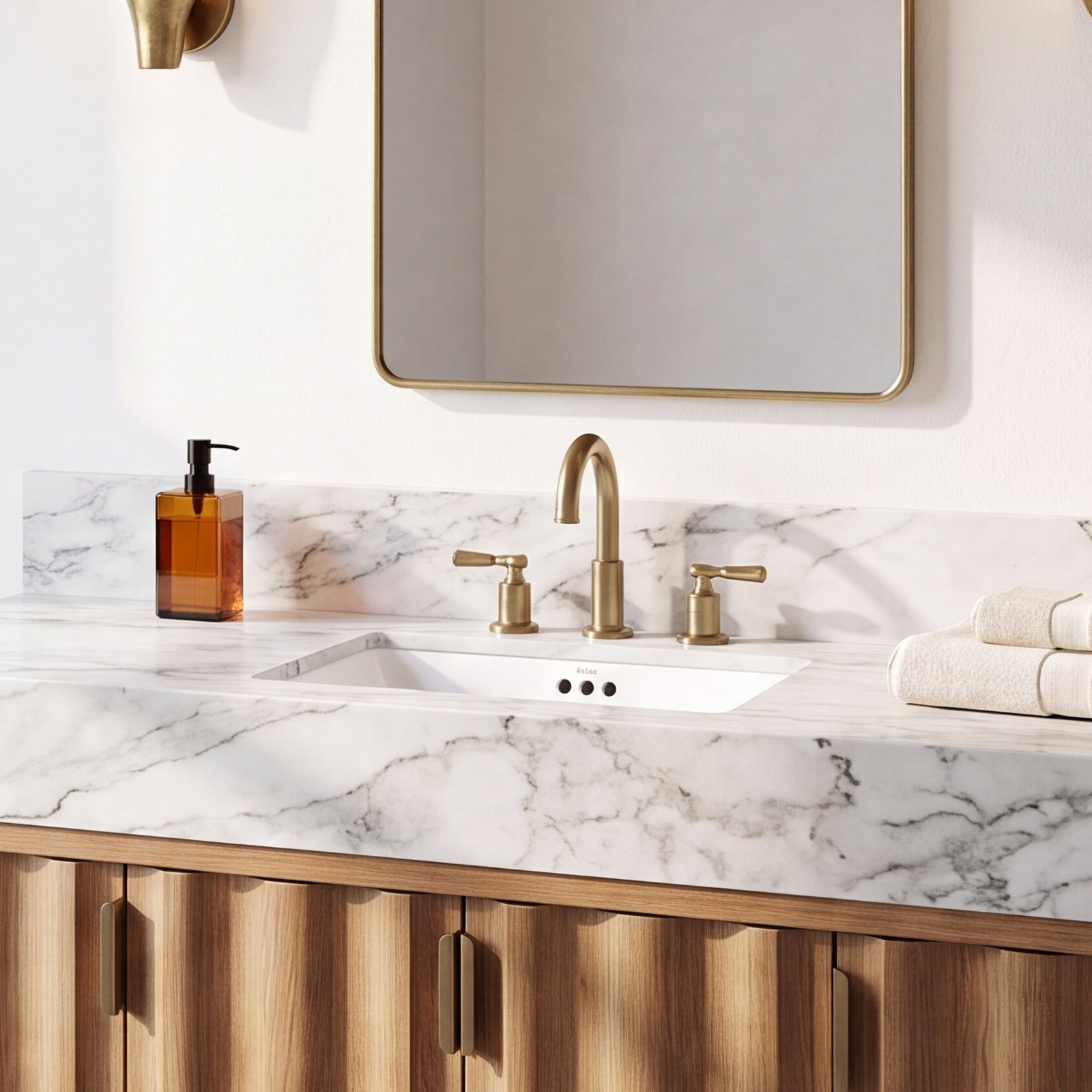 Elavo Rectangular Undermount Bathroom Sink