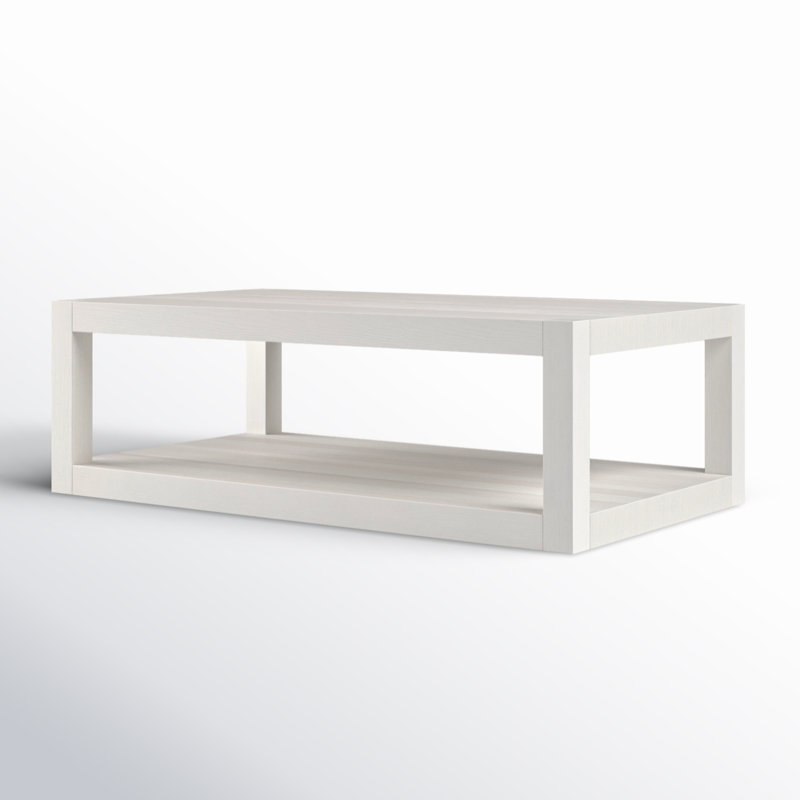 Hermosa Solid Wood Coffee Table, 17" H x 50" L x 28" W