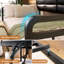 Lit de jour simple tapissier avec couchette et station de charge-195578745
