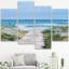 Coastal Beach Path to The Beach Coastal Landscape 4 pièces