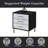 Myles Black Nightstands