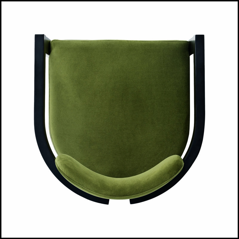 Ensemble de chaises de salle à manger d'intérieur en bois, vert et noir, durable et élégant pour les décors modernes et traditionnels