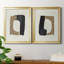 «Cardboard Cutouts I», ensemble de 2 peintures sur toile encadrées-459005781-459005776