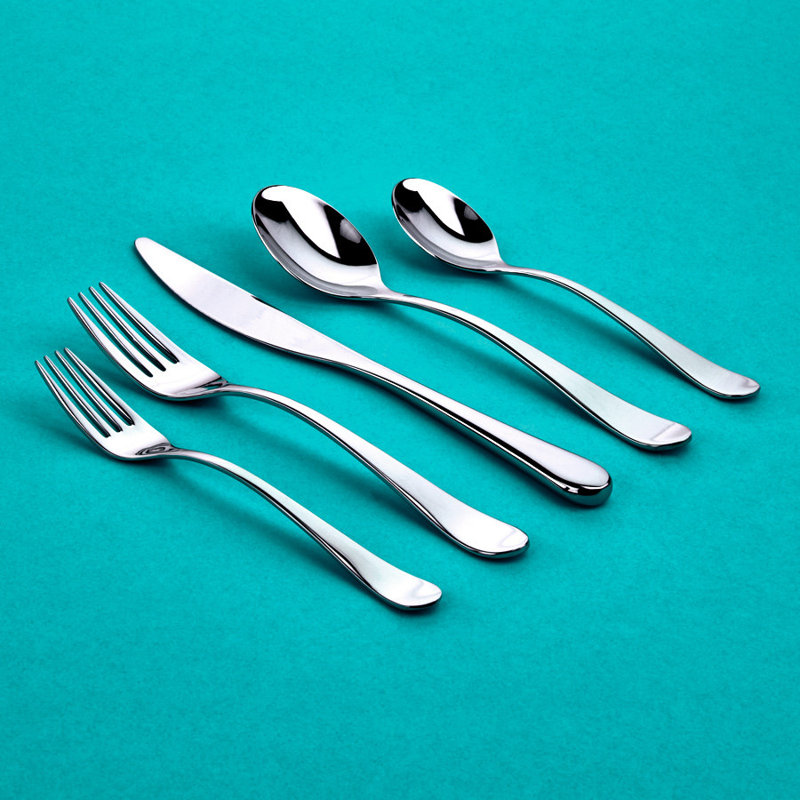 Maddox Mirror 20pc Flatware Set, Service for 4