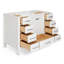 Base de meuble-lavabo simple 48 po Panchuri seulement-1189270438