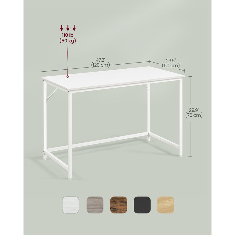 Metal Base Computer Desk