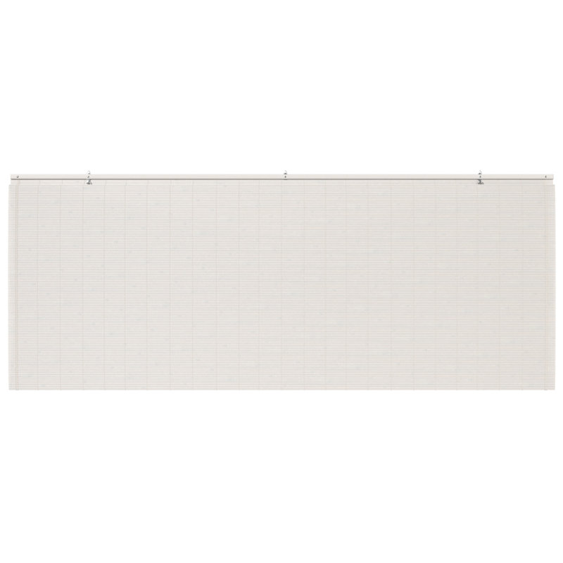 Store de fenêtre en bambou - blanc, L 72 po x L 72 po