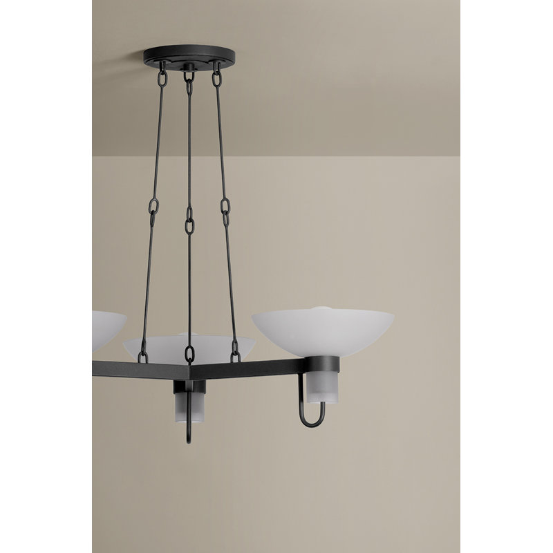 Troy Lighting Arturo 30 inch wide 3 Light Chandelier in Textured Bronze W/ Hl
