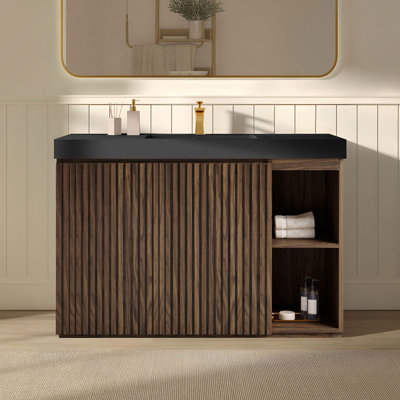 Bathroom Vanity with Solid Surface Top