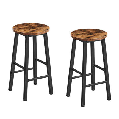 Bar Stools Set of 2, Counter Height Bar Stools