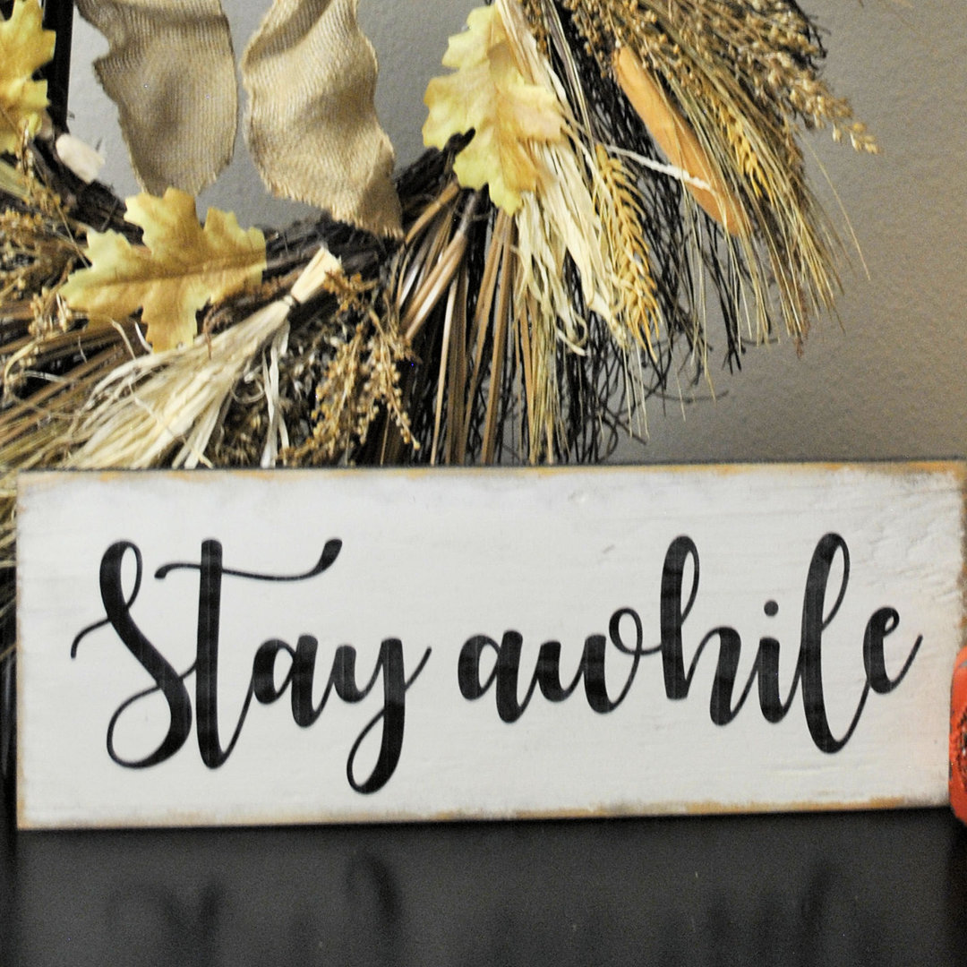 Agneta Text & Numbers Box Signs & Plaques Winston Porter