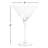 Boulder Optic Martini Glasses, Set of 4-1736269920