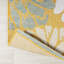 Tapis intérieur / extérieur à motif floral texturé jaune / crème Zinnia-1526971495