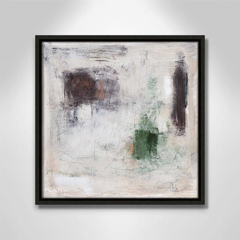 Alone In The Meadow " Alone In The Meadow " by Filippo Ioco, Espresso Framed, 13.5'' H x 13.5'' W x 2'' D