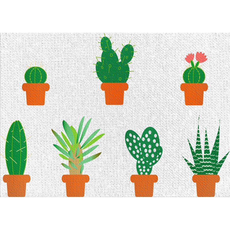 Tapis vert Cactus, Rectangle 2 pi x 3 pi