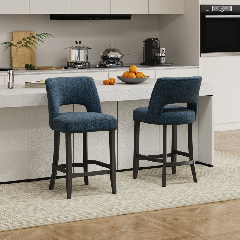 Tabouret de bar Bisto, Bleu