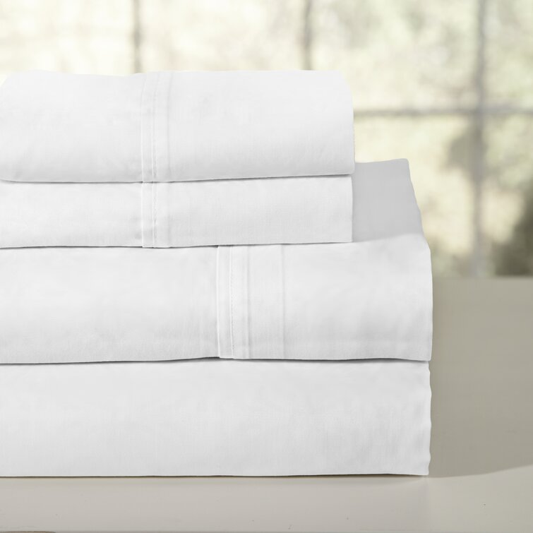 Aldiana 200 Thread Count 100% Cotton Percale Sheet Set