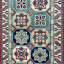  Handmade Kazak Wool Runner