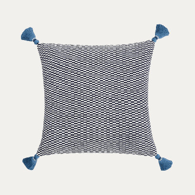 Ella Square Cotton Pillow Cover and Insert