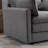 Majuma Chenille Fabric Upholstered 3-Seater Sofa with Ottoman-407985014