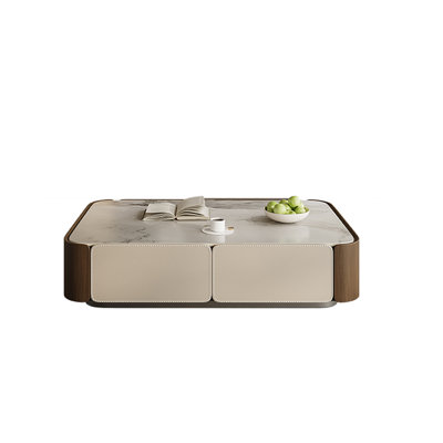 Medieval-style rectangular coffee table