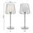 19.75"H Kahlen Open Metal Caged Shaded Table Lamp-1005750498-1005750497