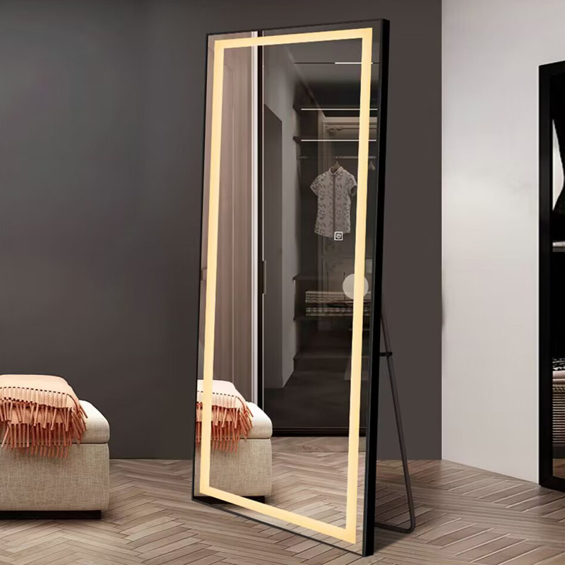 Ardara Aluminium Frame Rectangle Wall and Leaning Mirror
