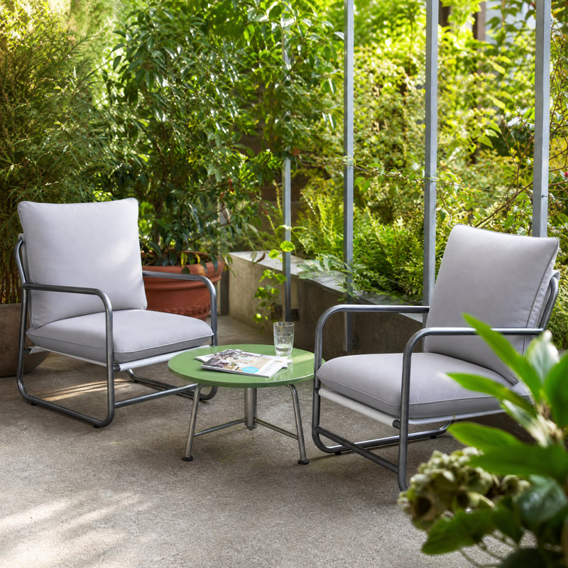 Chaise avec accoudoirs hydrofuge Orlune, 2