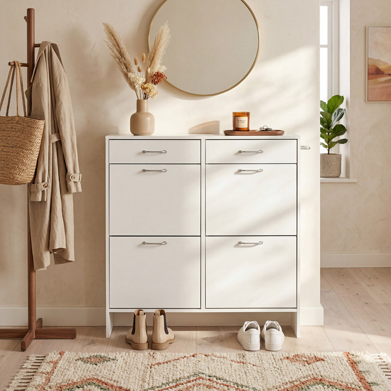 24 Pair Shoe Storage Cabinet