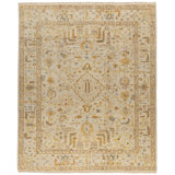 Rock My Classics Wool Oriental Area Rug in Beige/Yellow