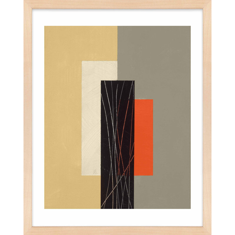 Rhythm 2 Print by Robert Kamnatnik, 20" H x 16" W x 1.25" D, Maple