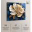 Or sur toile sérénade dorée, art floral élégant par Art Remedy-107778643-107778635