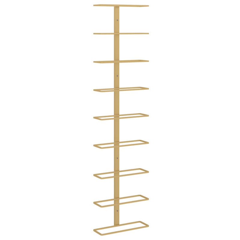 Support à vin Alixis, H 38,6 po x l 9,4 po x P 3,7 po, Or