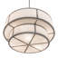 Luminaire suspendu tambour 6 lumières Jayne